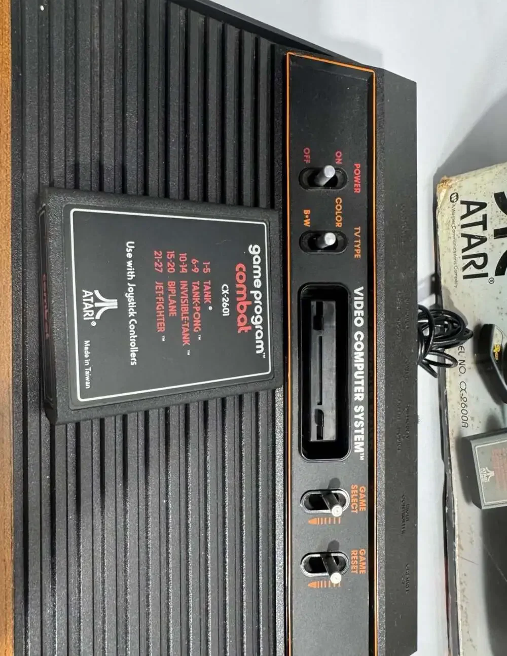 Vintage Atari 2600 Video Computer System with Original Box